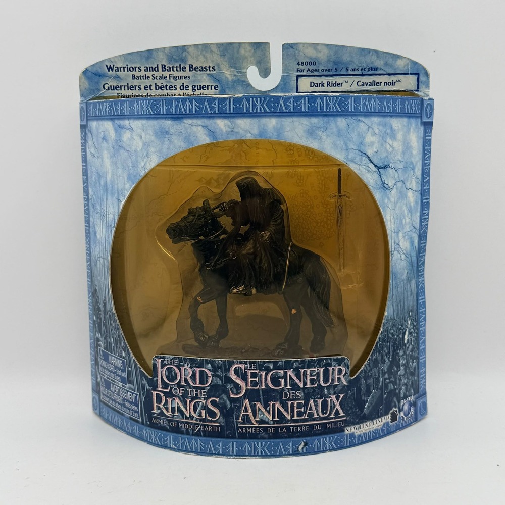 Play Along Lord of the Rings Dark Rider Battle Scale Figure Nazgul Black Horse
